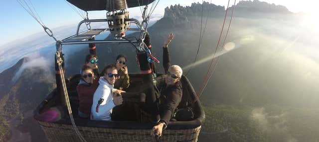 Paseo en globo por Montserrat en Barcelona