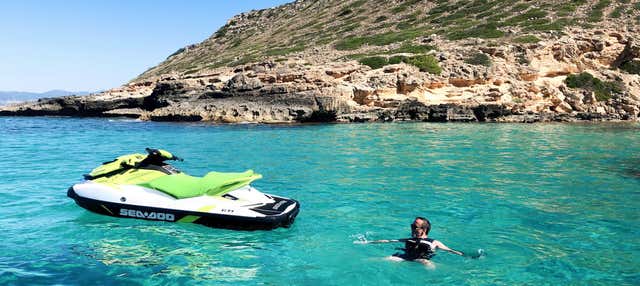 Reserva Natural de los Deltas en moto de agua desde Palma en Palma Mallorca