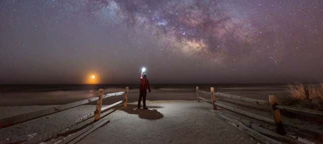 Senderismo nocturno en Cabo de Gata en San Jose Espana