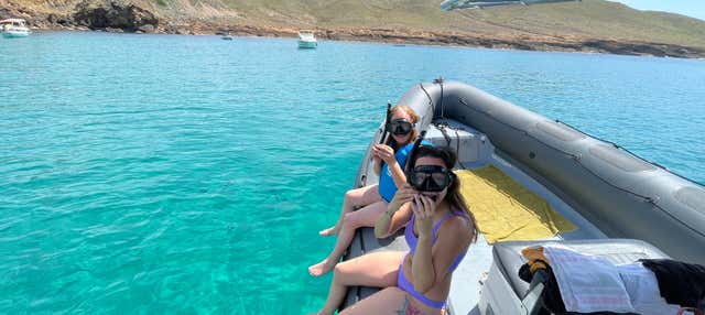 Snorkel en la Reserva Marina del Norte de Menorca en Fornells