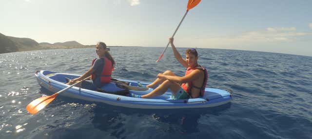 Tour de kayak + Snorkel en Fuerteventura en Jandia