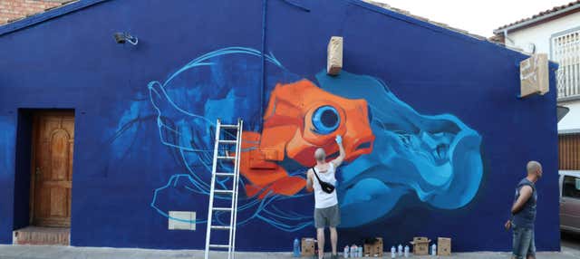 Tour del arte urbano por Alfamén en Alfamen