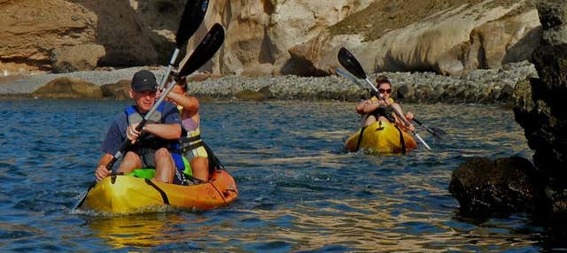 Tour en kayak desde la playa del Pajar en San Bartolome De Tirajana