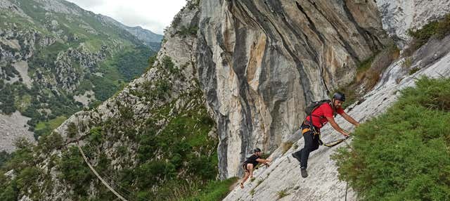 Vía ferrata de La Hermida en La Hermida