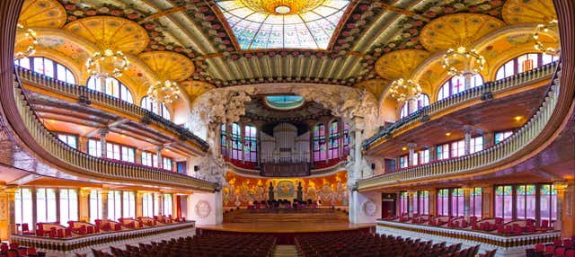 Visita por el Palau de la Música Catalana en Barcelona